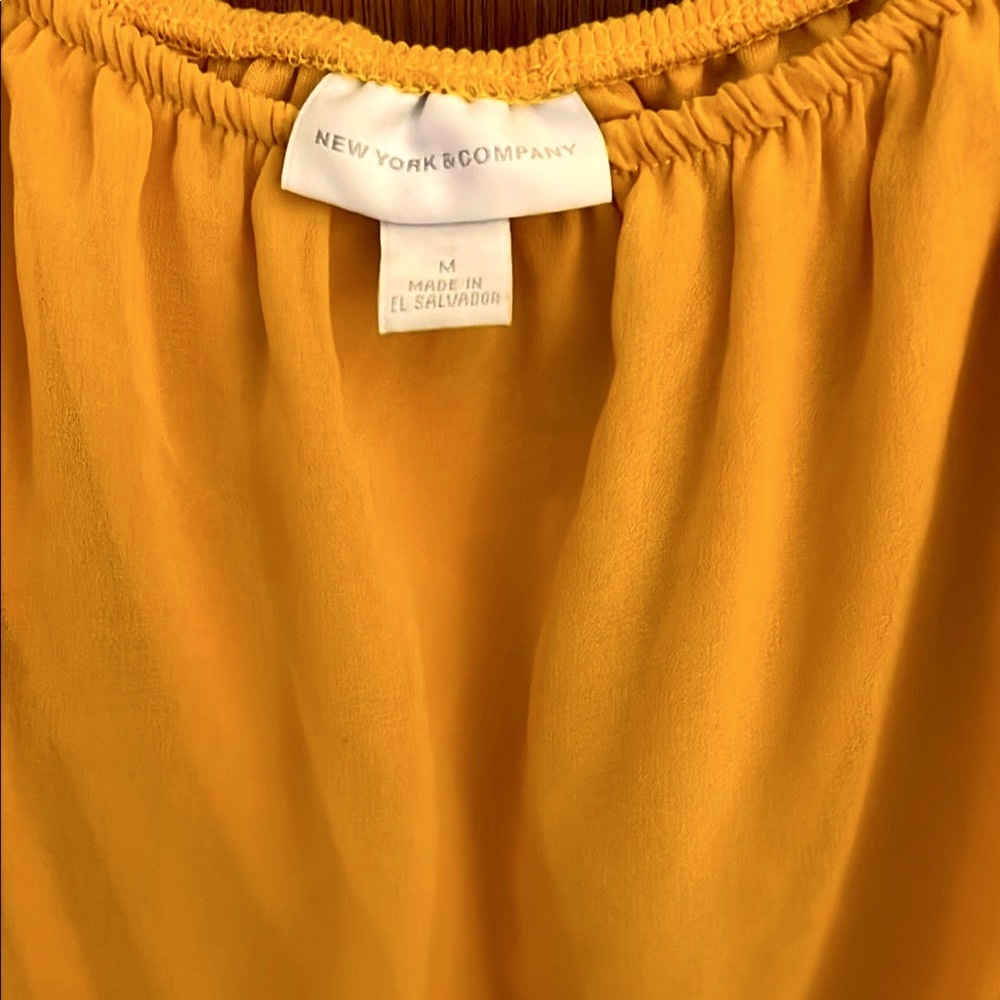 Chic Yellow Ruffle Romper - Picture 4 of 5